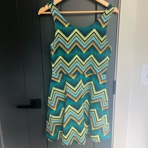 H&M Chevron Patterned Dress